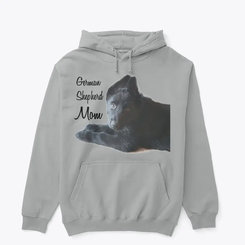 Black German Shepherd MOM Hoodie